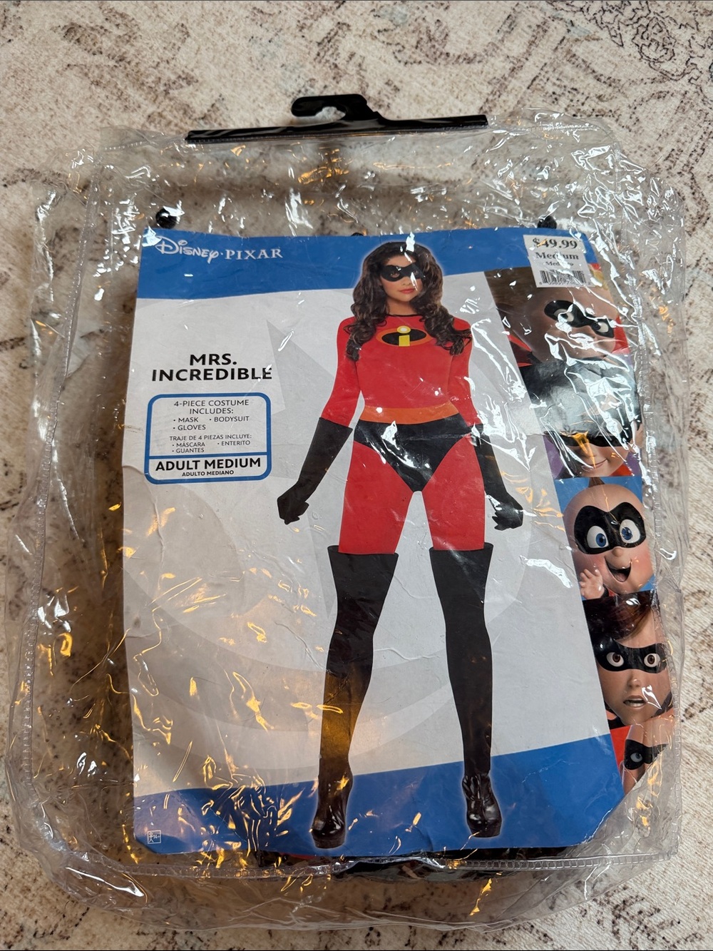 Disney Mrs. Incredible Costume - Red, Black & Yellow - Picture 10 of 10